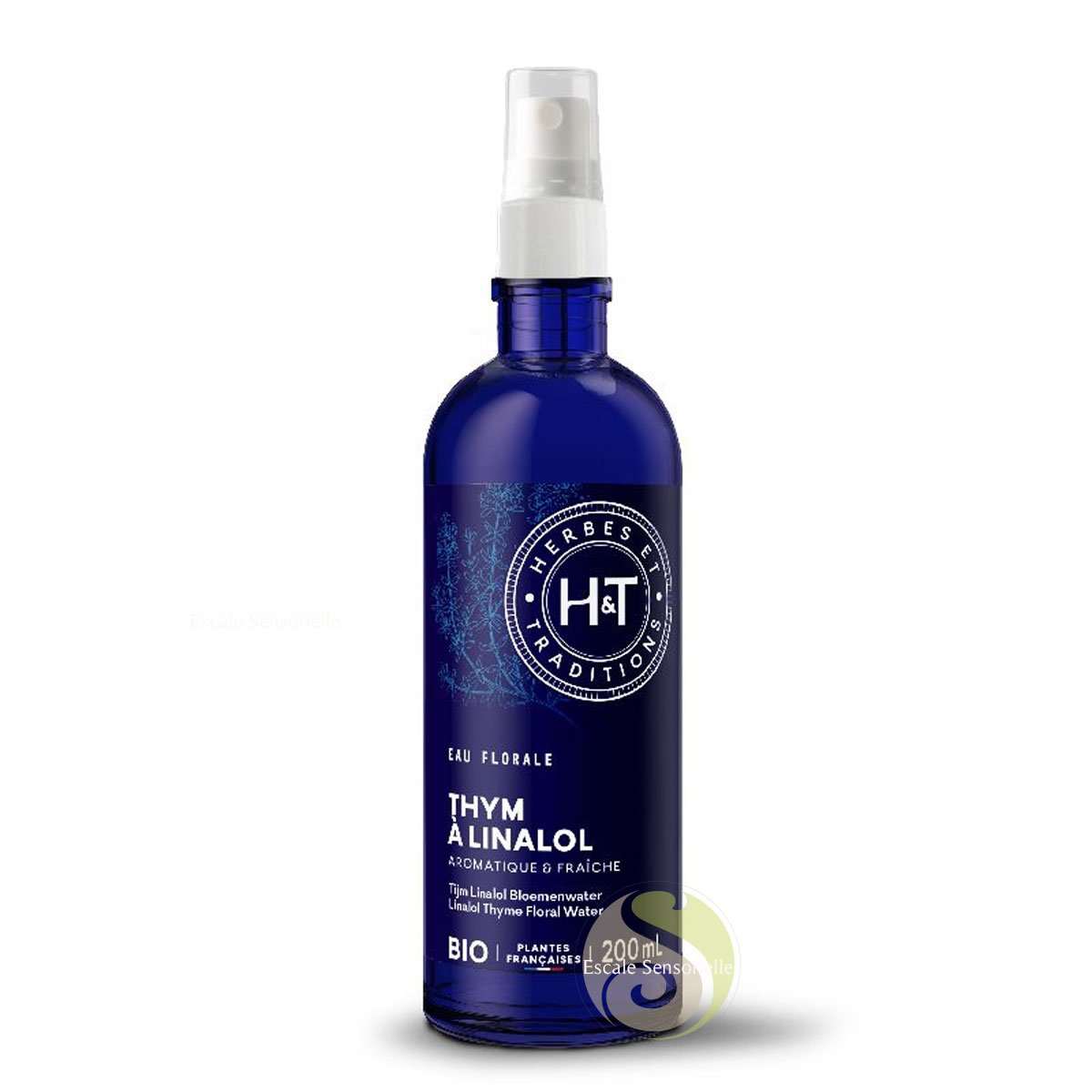 Thym à linalol bio eau florale aromatique et fraîche 200 ml Herbes et Traditions