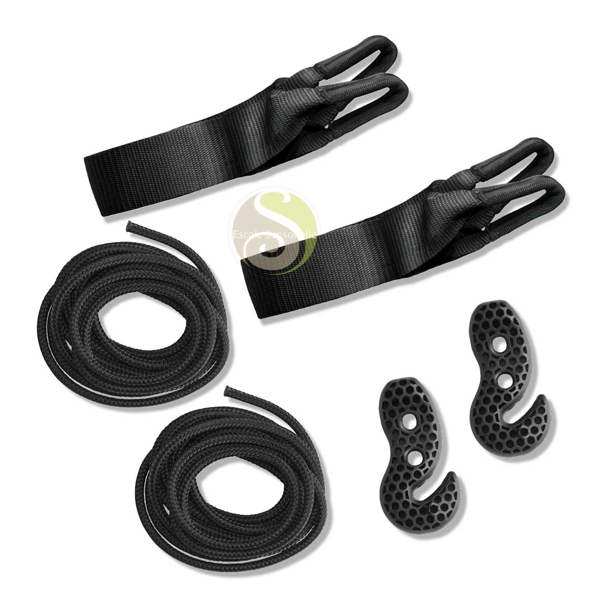 Set de fixation pour hamac suspension arbre TreeMount Black La Siesta