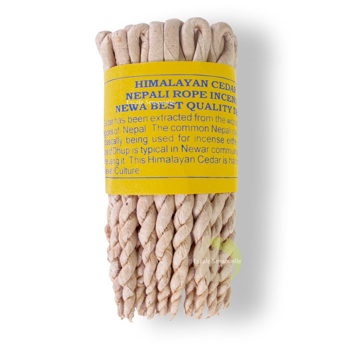 Tresse népalaise himalayan cedarwood (bois de cèdre) encens cordelette médecine tibétaine