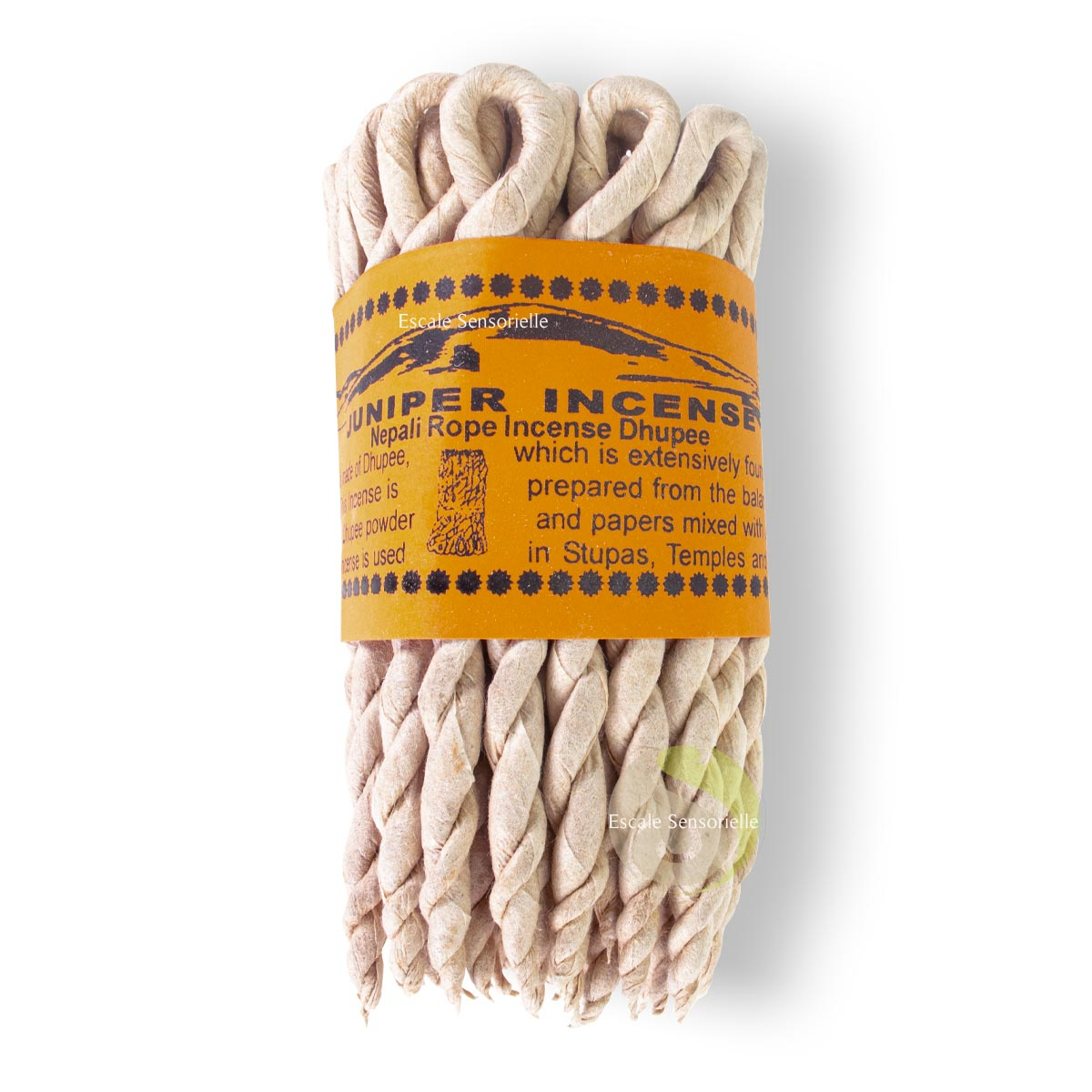 Cordelette népalaise juniper (genévrier) encens tresse médecine tibétaine