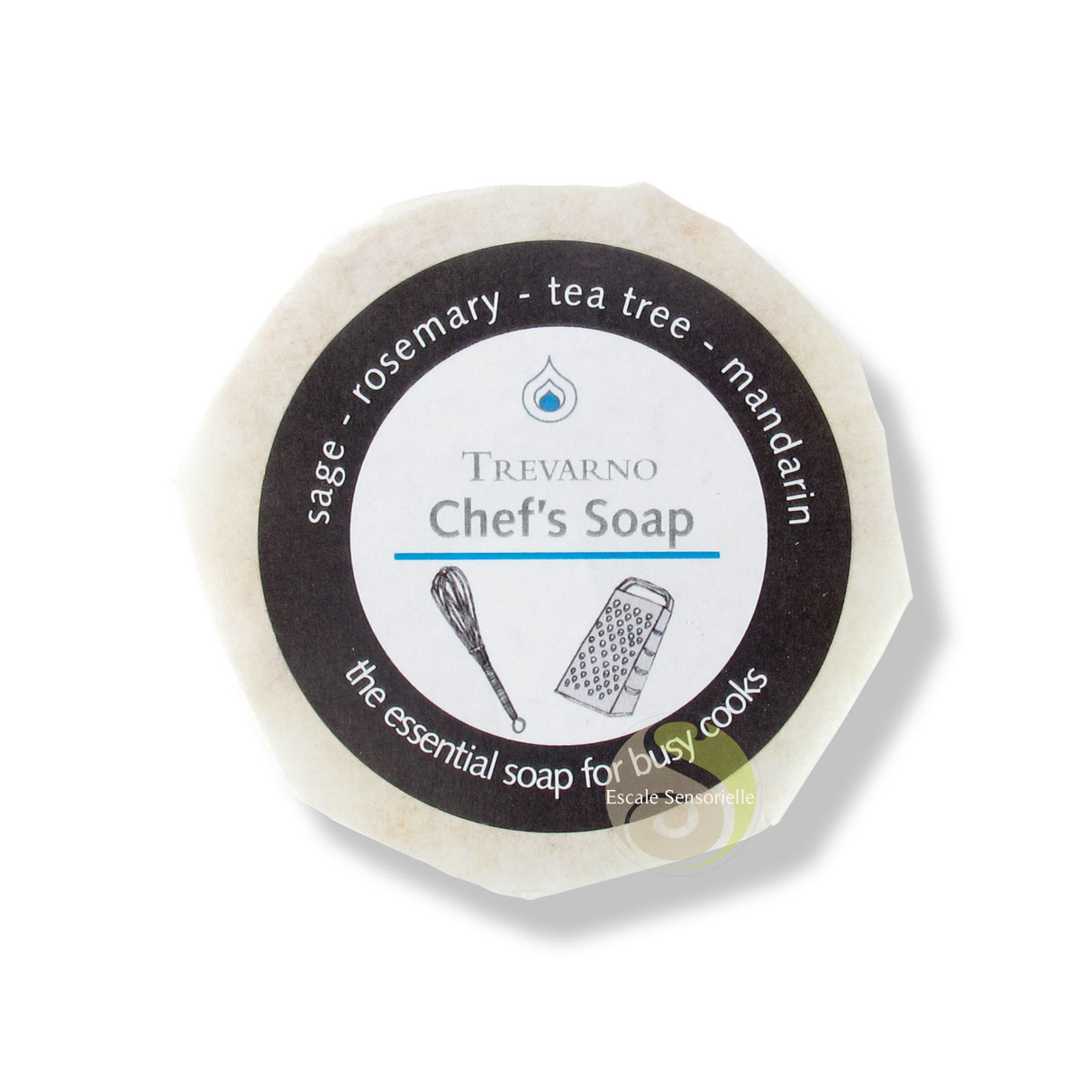 Savon du cuisinier Vegan Trevarno saponfié à froid mains douces sans odeurs