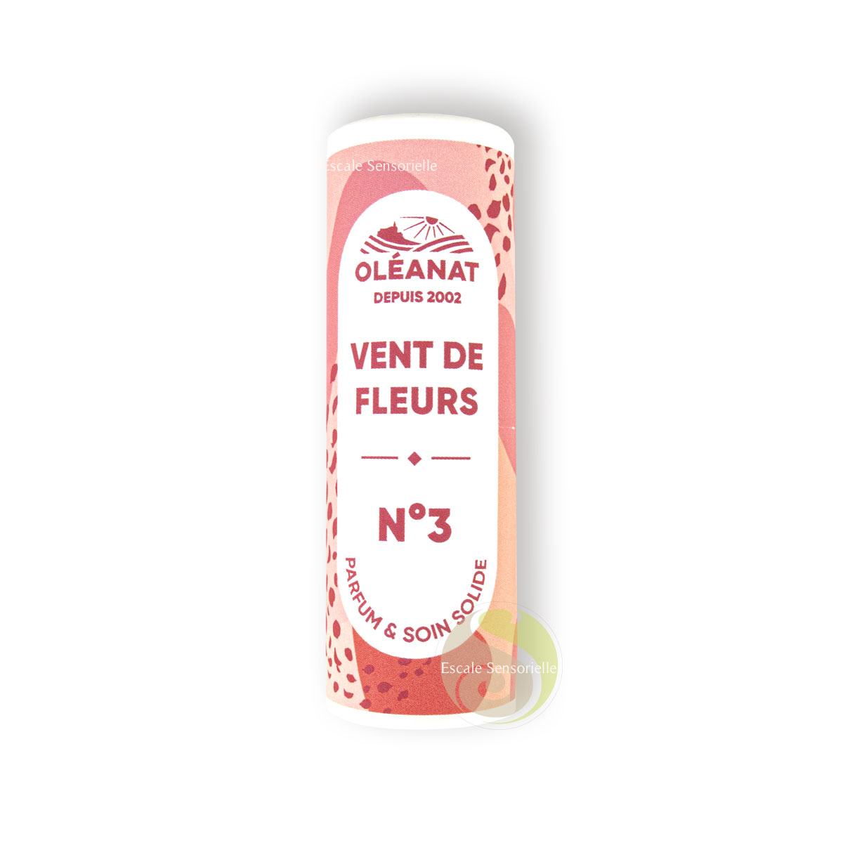 Parfum et soin solide bio Oléanat N°3 vent de fleurs 