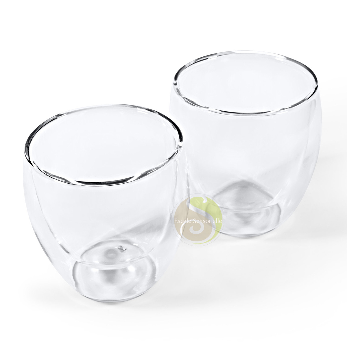 Verre à thé café double paroi transparent protection chaleur