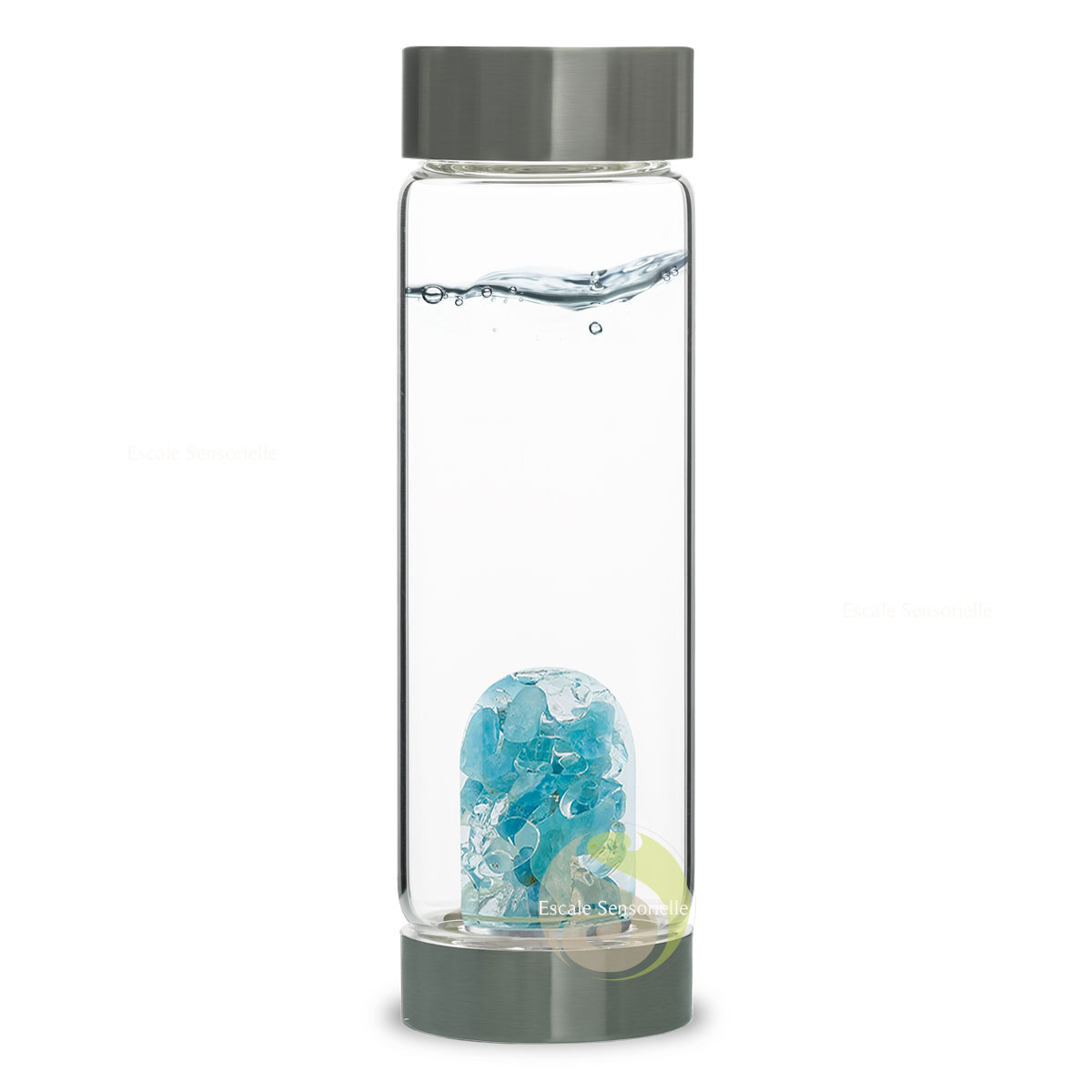 Via aigue-marine Bouteille Vitajuwel pureté intérieure eau minéralisé