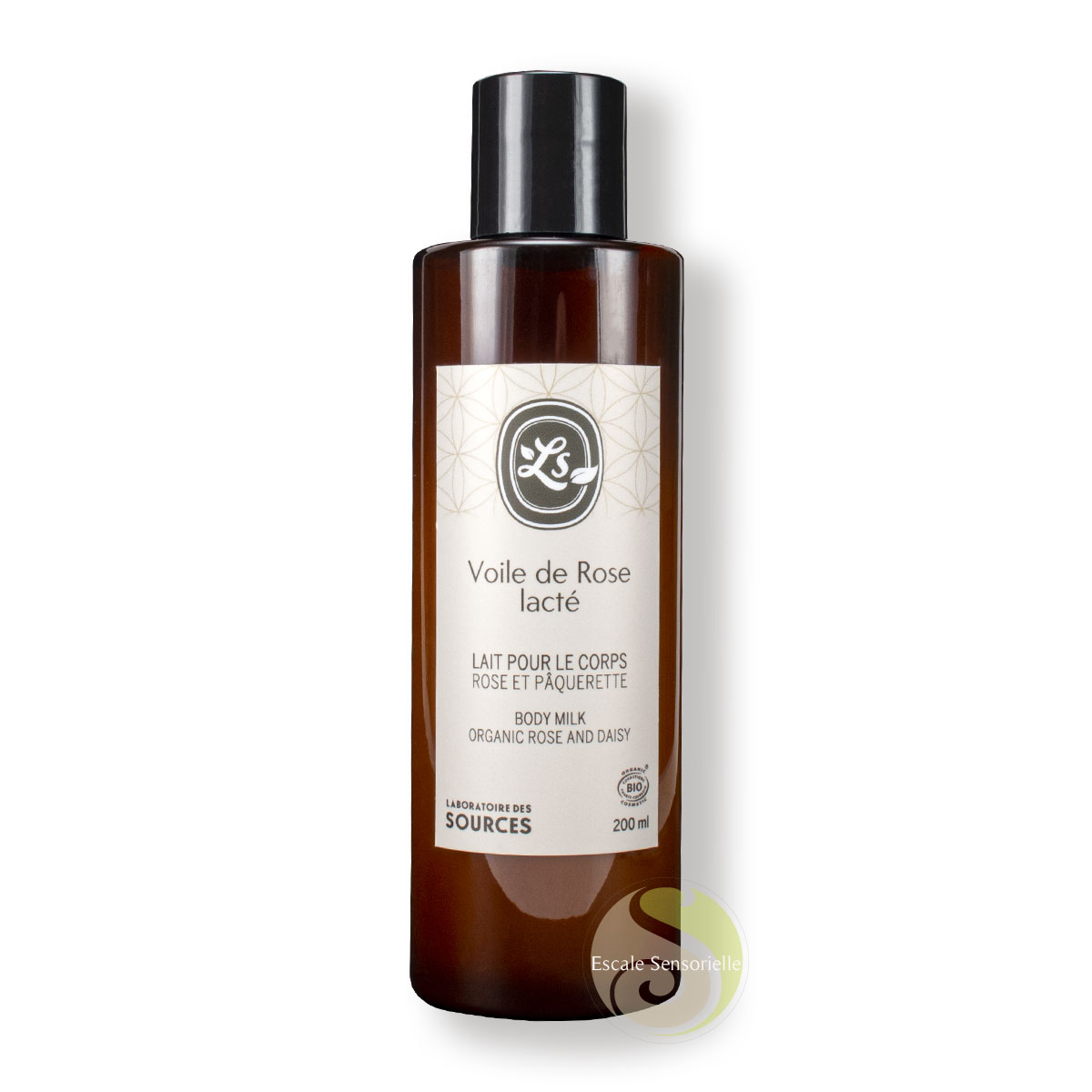 Voile de rose lactée lait pour le corps Laboratoire des sources