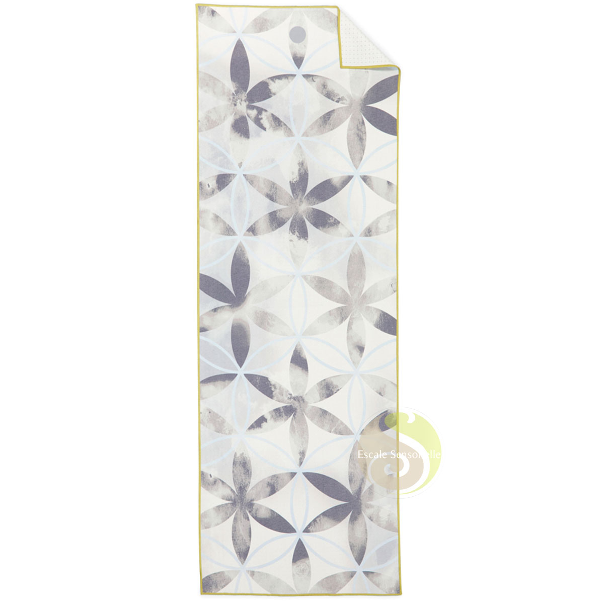 Yogitoes Repreve serviette de yoga white light fleur de vie Manduka