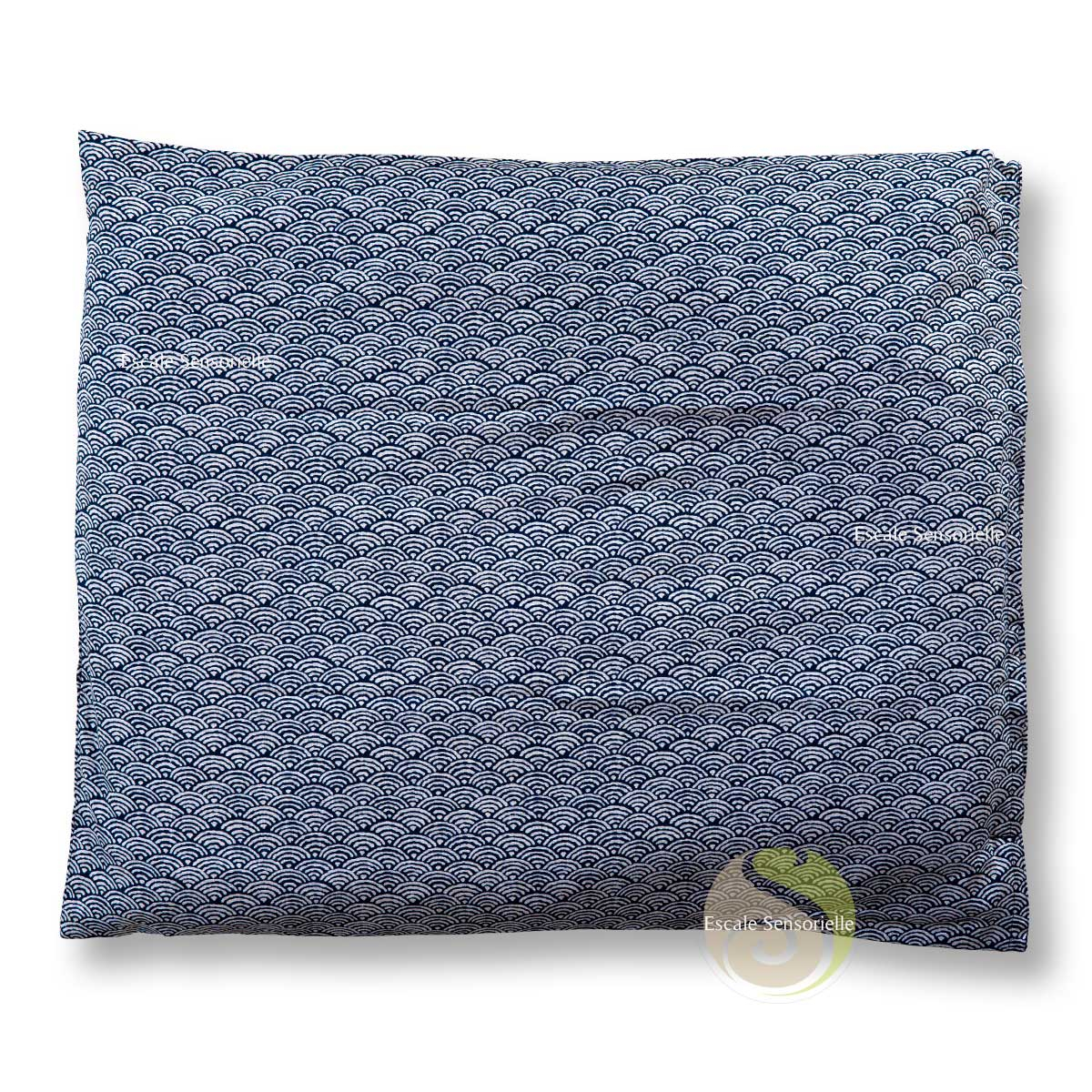 Zabuton seigaiha zafuji tapis de base pour coussin et banc