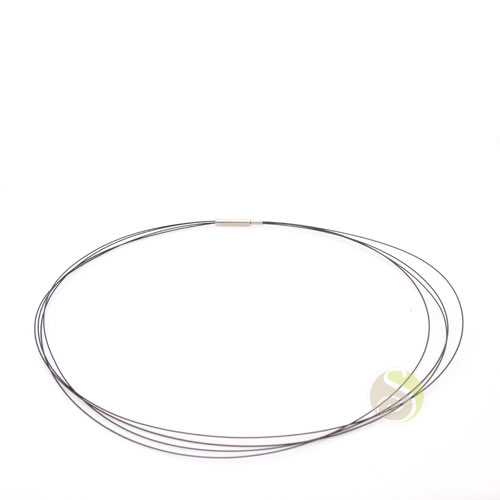 Tour de cou collier pour pendentif fermeture à vis