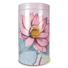 Grande boite métallique à thé padma rose