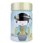 Boite double couvercle à thé little geisha petrol