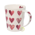 Mug céramique hearts 500 ml