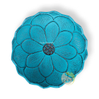 Support à encens lotus turquoise