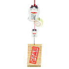 Furin maneki neko - Blanc et noir