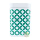 Boite métallique à thé may lin turquoise