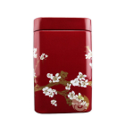 Boite métallique à thé japan rubis