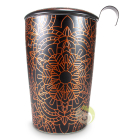 Tisanière céramique Mandala ebony