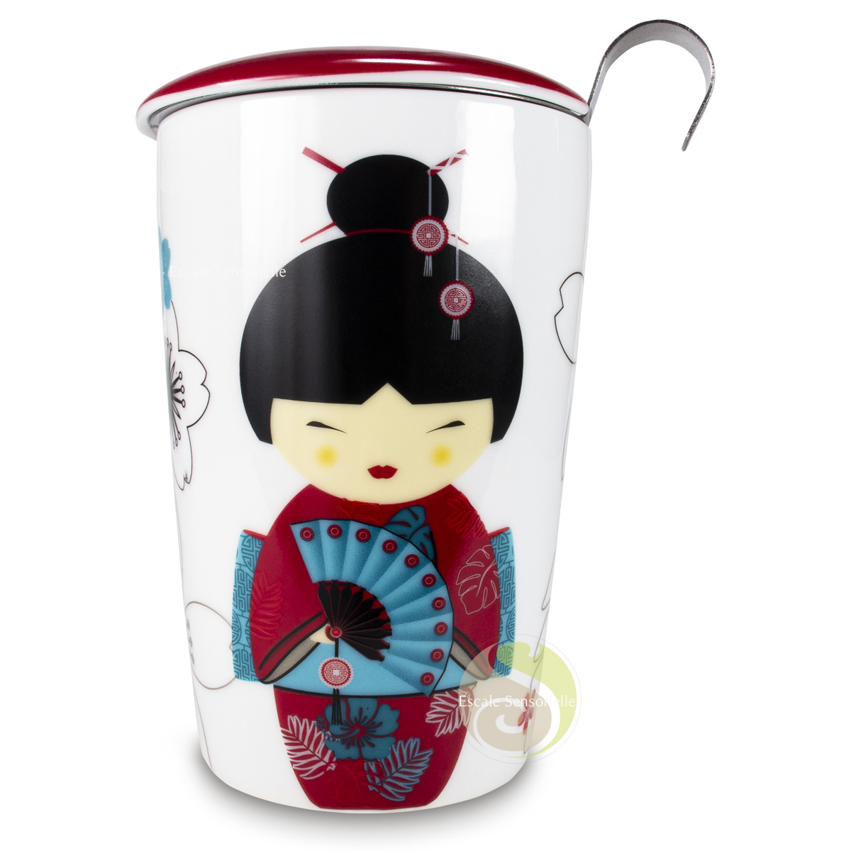 Tisanière Ou Théière En Céramique Style Kokeshi (Petite Geisha) - Marque Teaeve - Neuf