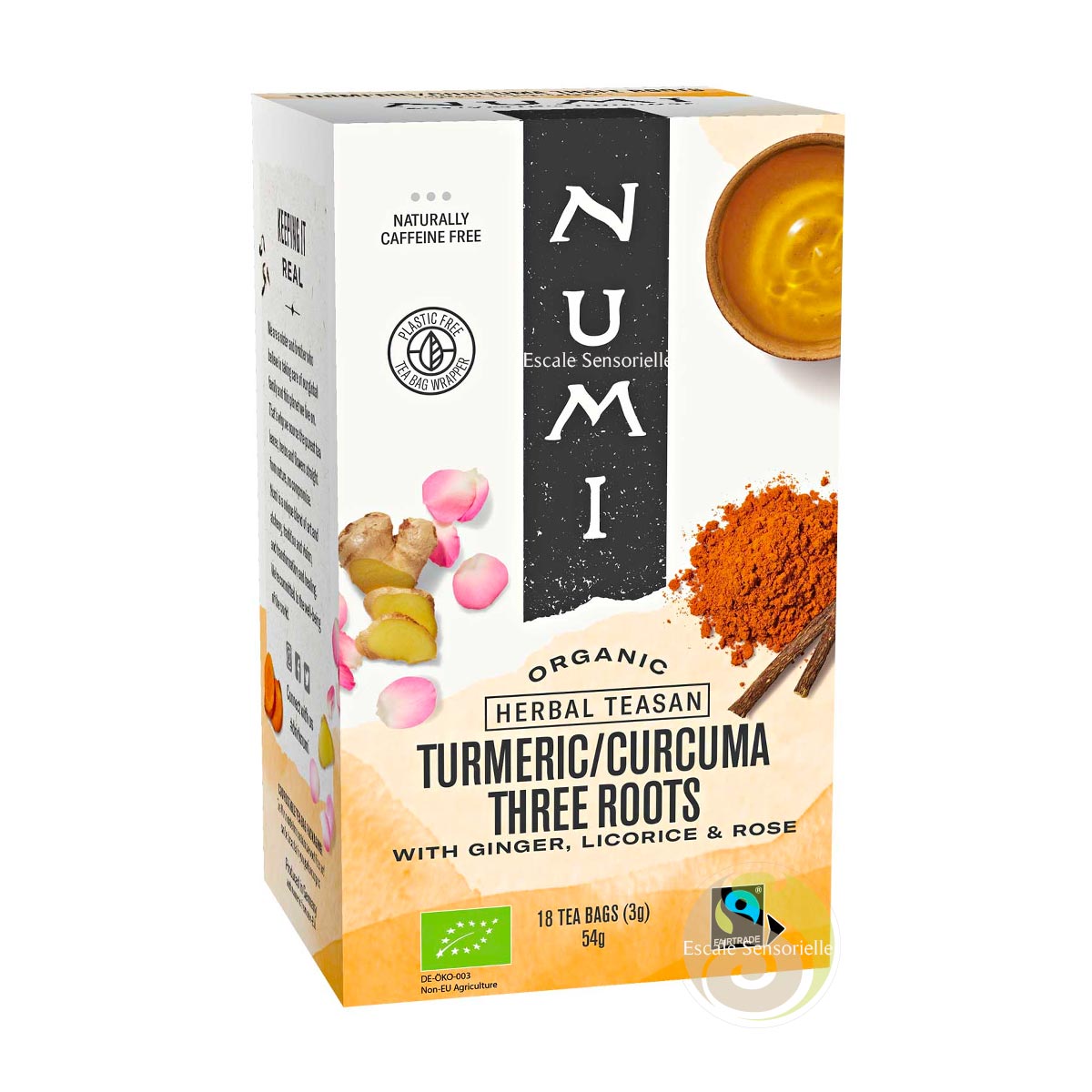 Infusion curcuma three roots Numi Tea