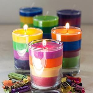 Bougies non parfumées