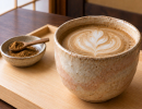 Hojicha latte