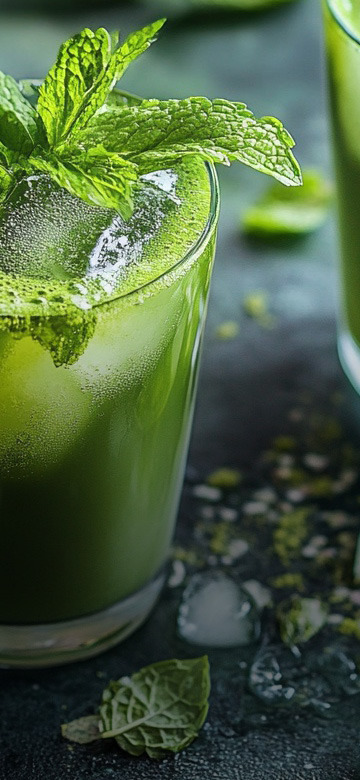 Matcha menthe Le thé vert qui pétille