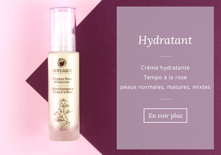 Crème Bio tempo à la rose