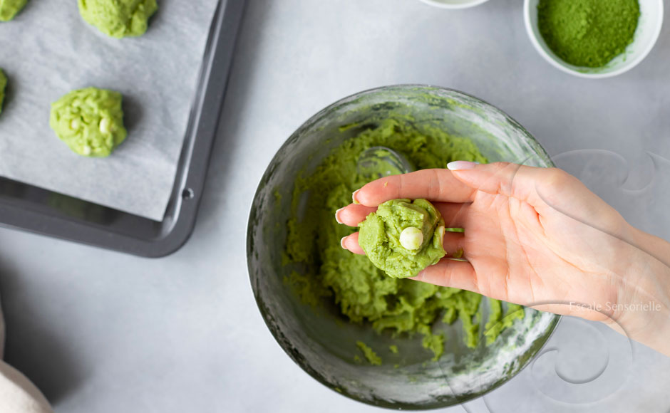 Formation manuelle cookie chocolat matcha