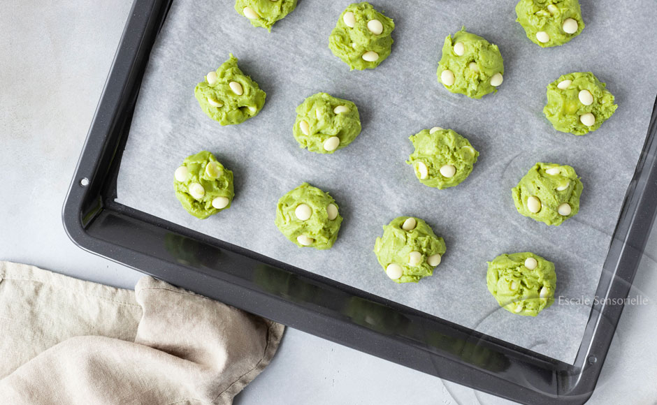 Cookie à enfourner au Matcha